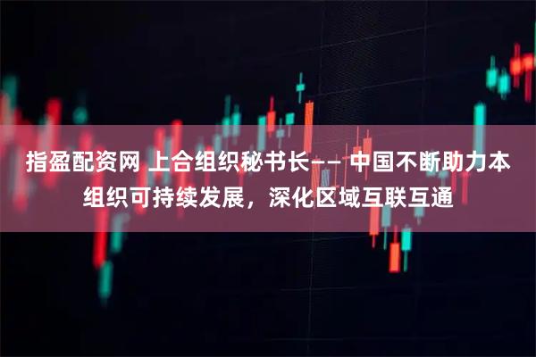 指盈配资网 上合组织秘书长—— 中国不断助力本组织可持续发展，深化区域互联互通